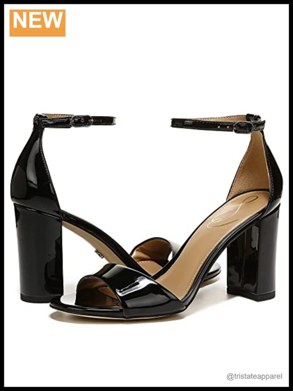 Leather Block Heel Ankle Strap Pumps for Wedding